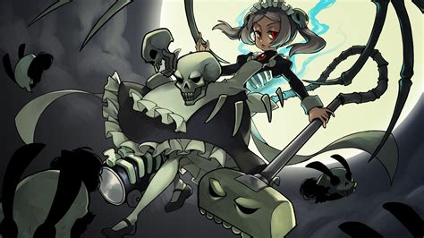 Skullgirls: A Fast-Paced Fighting Game with Striking Hand-Drawn Animation!